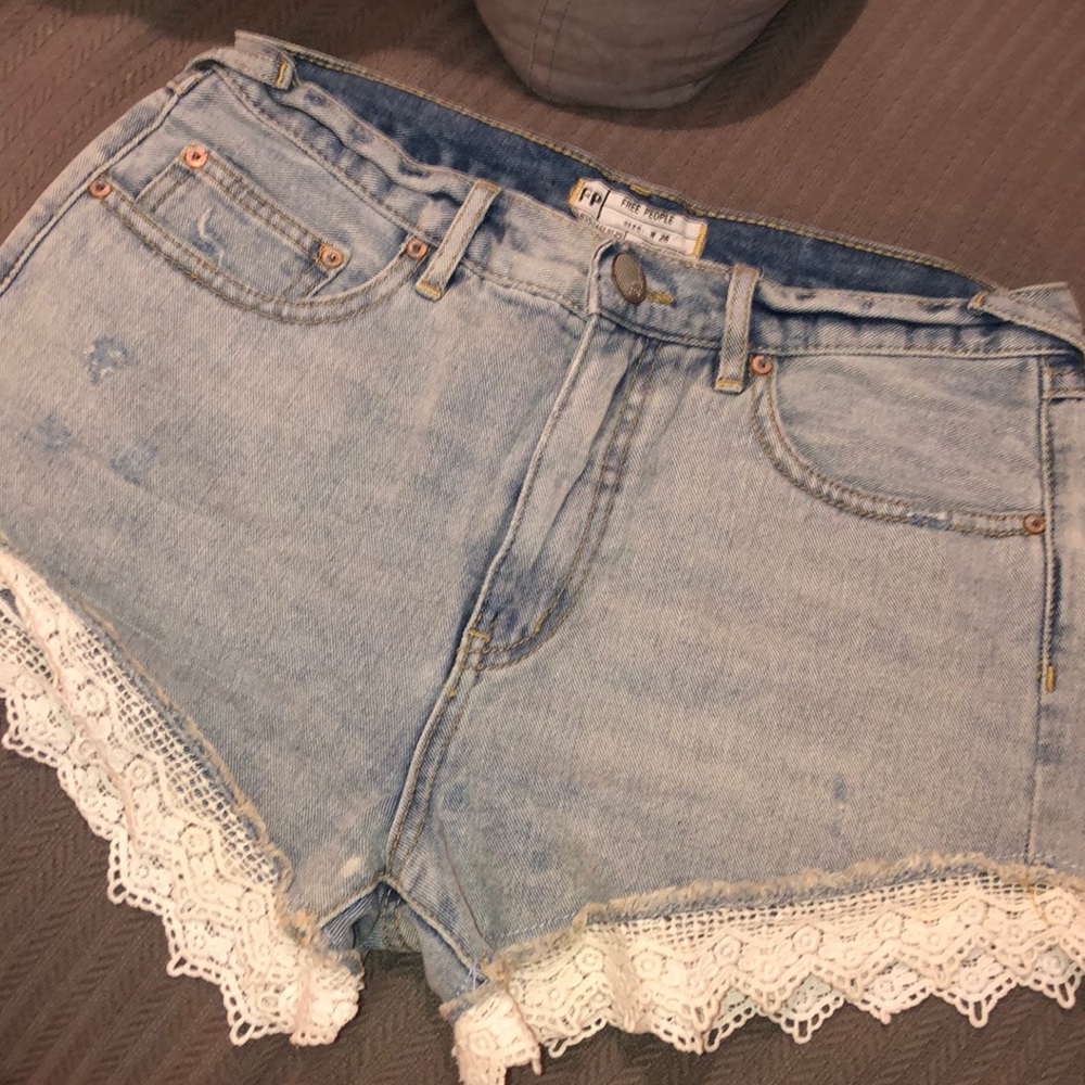 FREE PEOPLE denim shorts